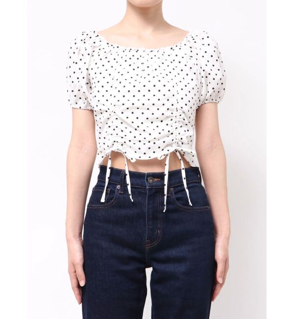 EMODA「2WAY STRING RIBBON TOP」|Tシャツ・カットソー|