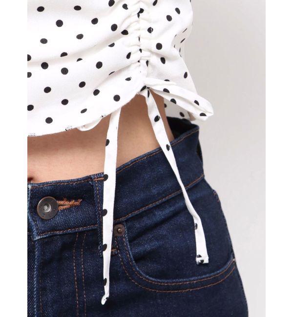 EMODA「2WAY STRING RIBBON TOP」|Tシャツ・カットソー|