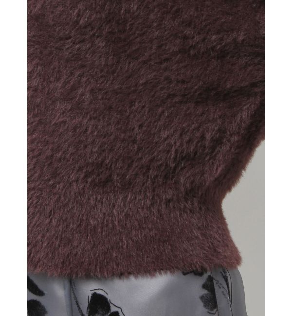 MERCURYDUO「ミニシャギーオフショルニット」|ニット・セーター|