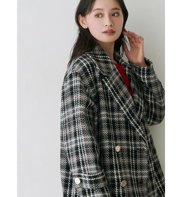 MERCURYDUO「オリジナルロービングチェックPコート」|その他|