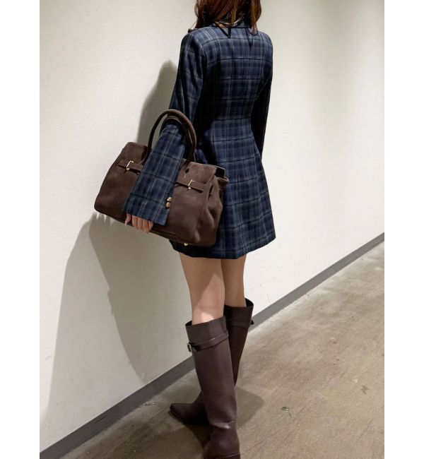 MERCURYDUO「【WEB限定カラーあり】2WAYフィット&フレアジャケットワンピース」|ワンピース|