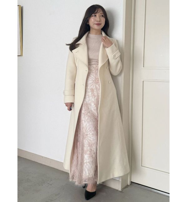 MERCURYDUO「シャギーエンブロイダリースカート」|スカート|