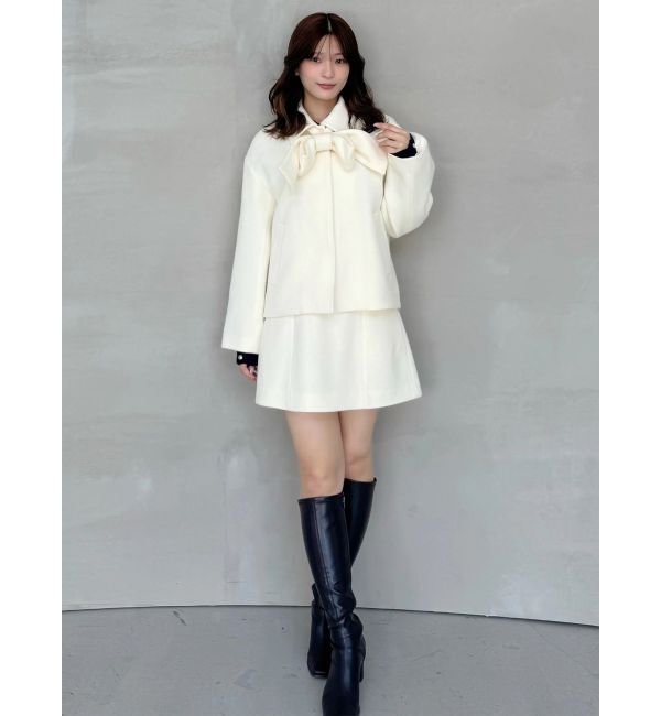 MERCURYDUO「ビッグリボンショートコート」|その他|