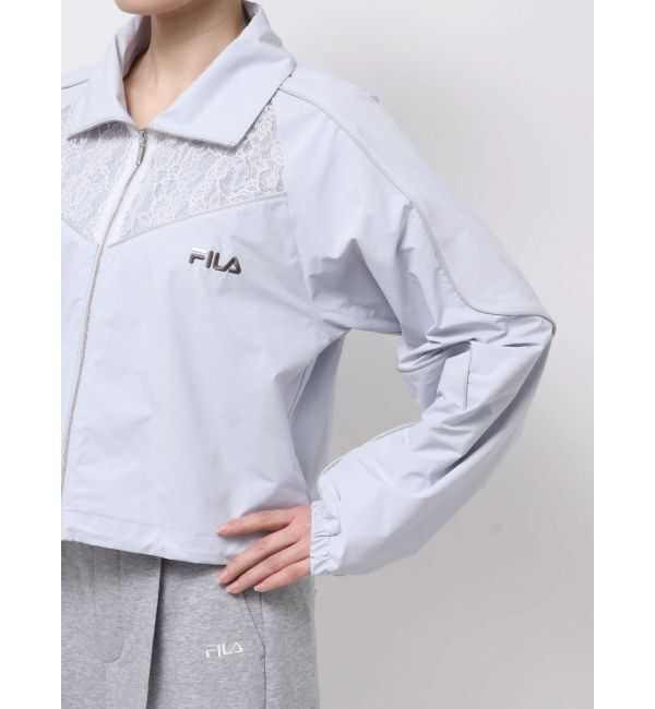 MERCURYDUO「【FILA別注】レース切替トラックジャケット」|ブルゾン・スタジャン|