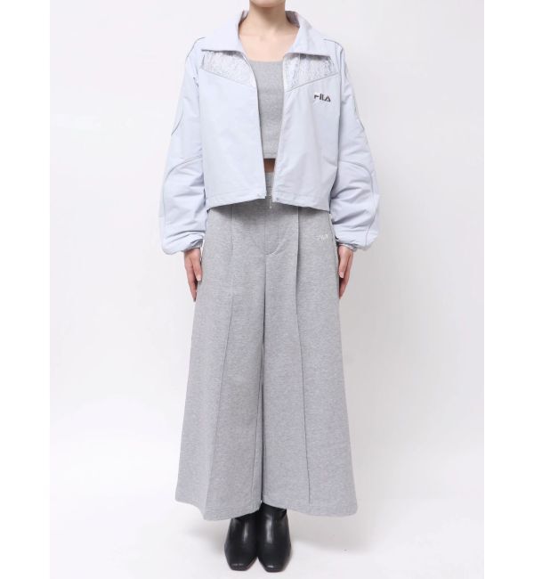 MERCURYDUO「【FILA別注】レース切替トラックジャケット」|ブルゾン・スタジャン|