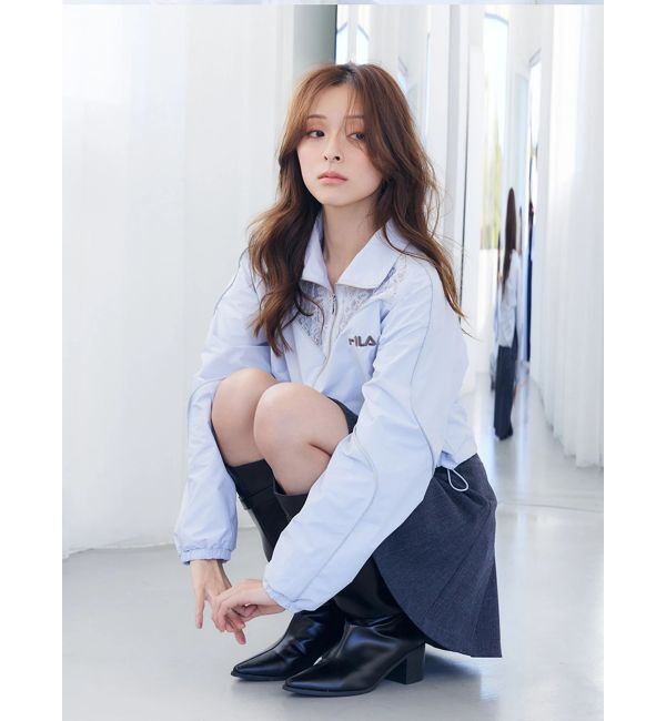 MERCURYDUO「【FILA別注】レース切替トラックジャケット」|ブルゾン・スタジャン|