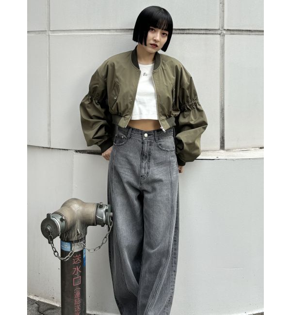 MURUA「バレルレッグコクーンシルエットデニム」|デニム|