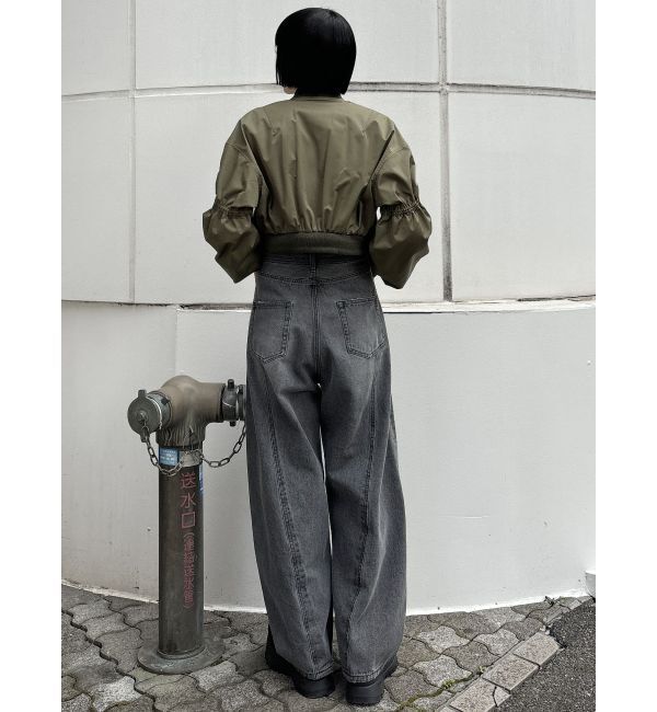 MURUA「バレルレッグコクーンシルエットデニム」|デニム|