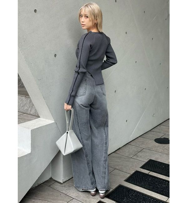 MURUA「バレルレッグコクーンシルエットデニム」|デニム|