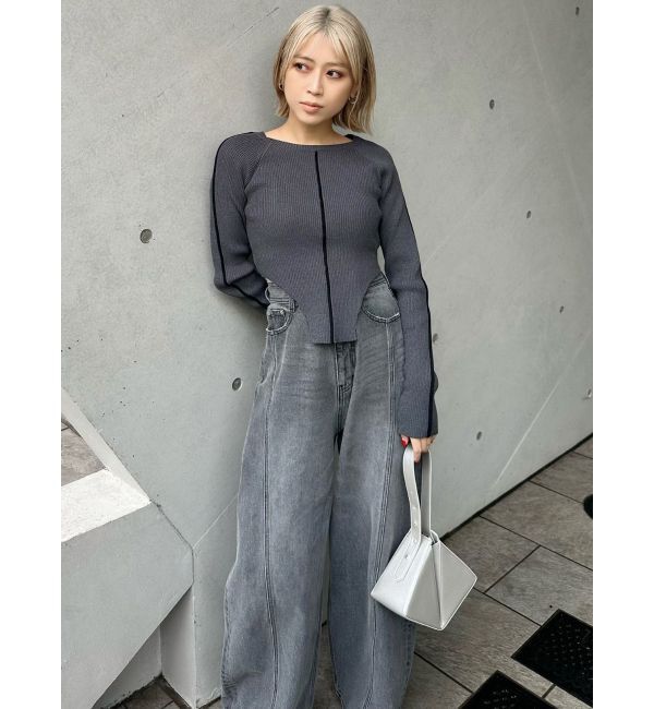 MURUA「バレルレッグコクーンシルエットデニム」|デニム|