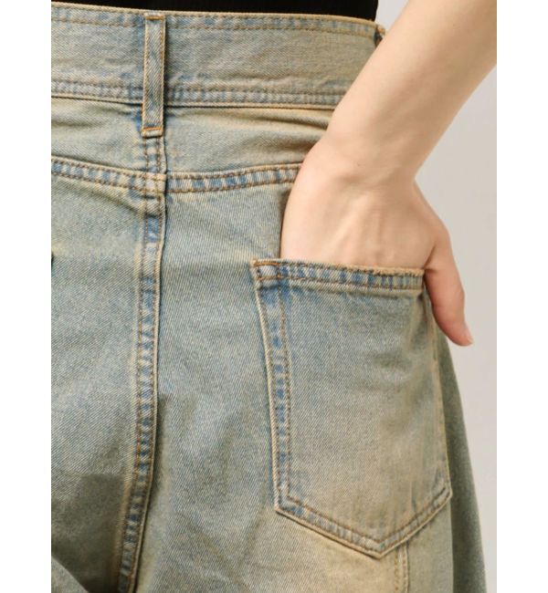 MURUA「バレルレッグコクーンシルエットデニム」|デニム|