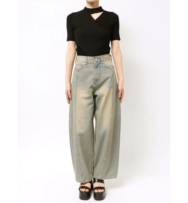 MURUA「バレルレッグコクーンシルエットデニム」|デニム|