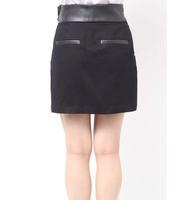 MURUA「フェイクレザーミニポケットミニスカート」|スカート|