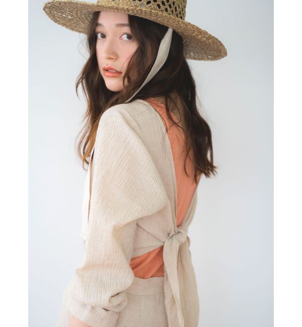 Ungrid「バックリボンフレアワンピース」|ワンピース|