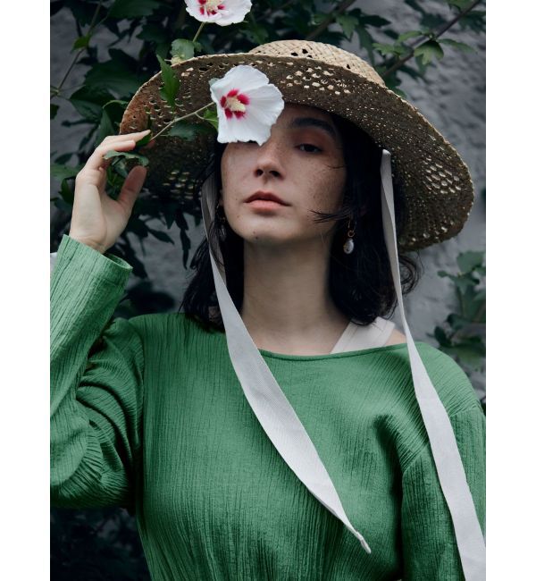 Ungrid「バックリボンフレアワンピース」|ワンピース|