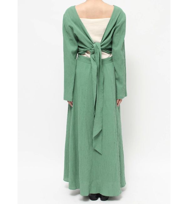 Ungrid「バックリボンフレアワンピース」|ワンピース|