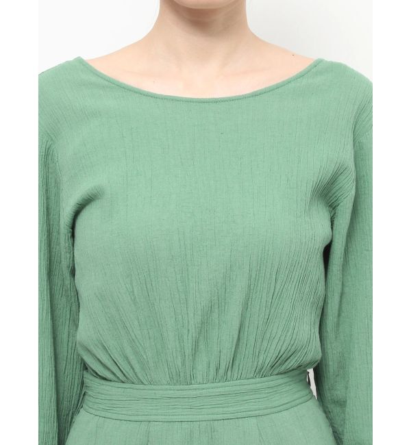 Ungrid「バックリボンフレアワンピース」|ワンピース|