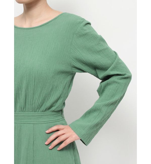 Ungrid「バックリボンフレアワンピース」|ワンピース|