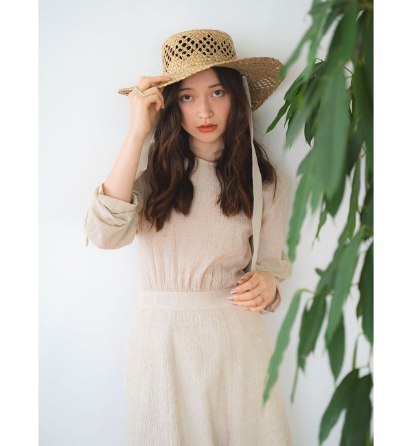 Ungrid「バックリボンフレアワンピース」|ワンピース|