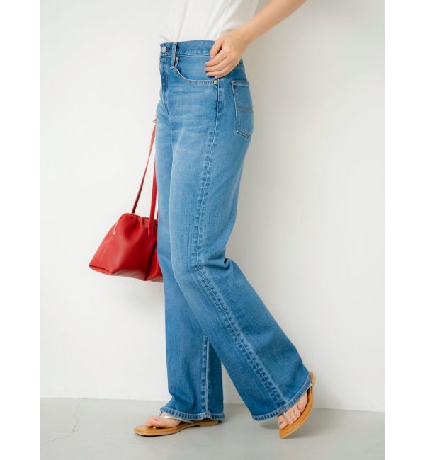 Ungrid「ハイウエストストレッチフレアデニム」|デニム|