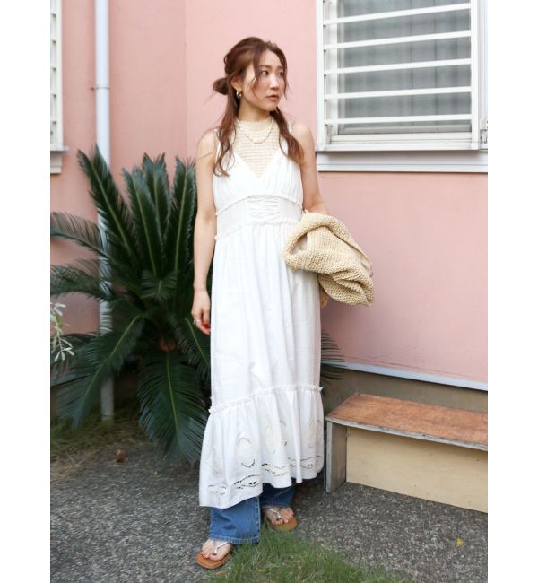 Ungrid「ハイウエストストレッチフレアデニム」|デニム|