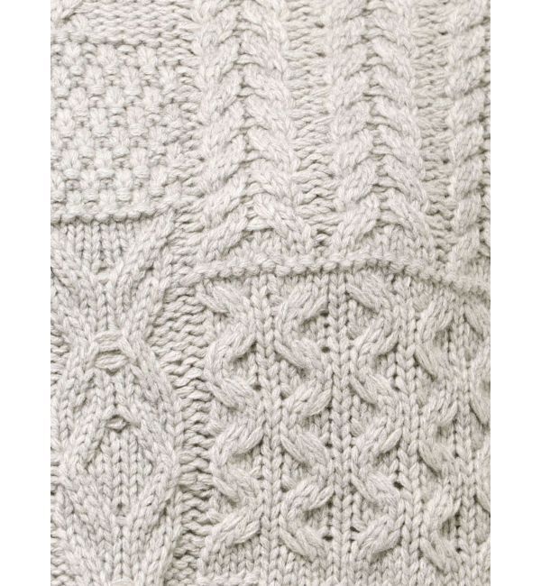 Ungrid「【WEB限定】パッチワークケーブルニット」|ニット・セーター|