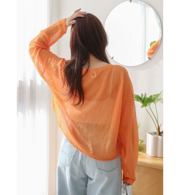 Ungrid「シアーショートニット」|ニット・セーター|