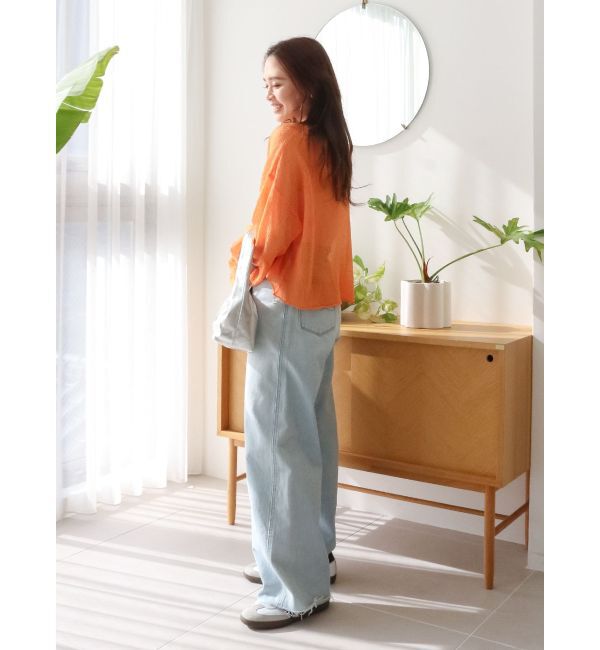 Ungrid「シアーショートニット」|ニット・セーター|