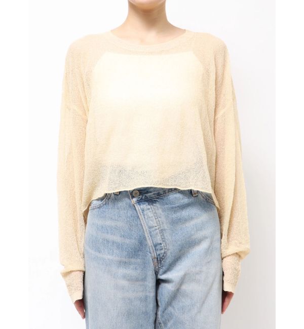 Ungrid「シアーショートニット」|ニット・セーター|