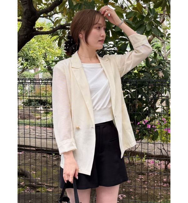 LAGUNAMOON「オフショルリボンドレープニット」|ニット・セーター|