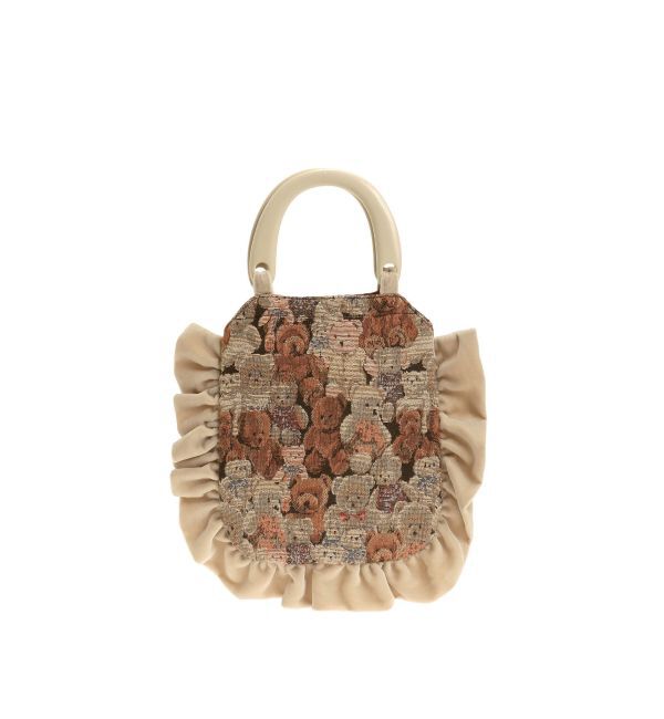 merry jenny「bearジャガードハンドバッグ」|ハンドバッグ|