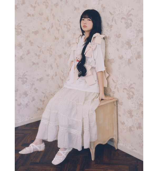 merry jenny「petit ribbonシアーバレエシューズ」|バレエシューズ|