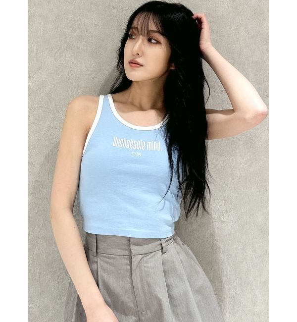 GYDA「unshakable mindタンクトップ」|タンクトップ|スカイブルー