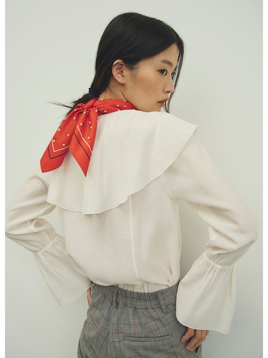 Mila Owen「後ろゴムテーパードチェックパンツ」|チノ|