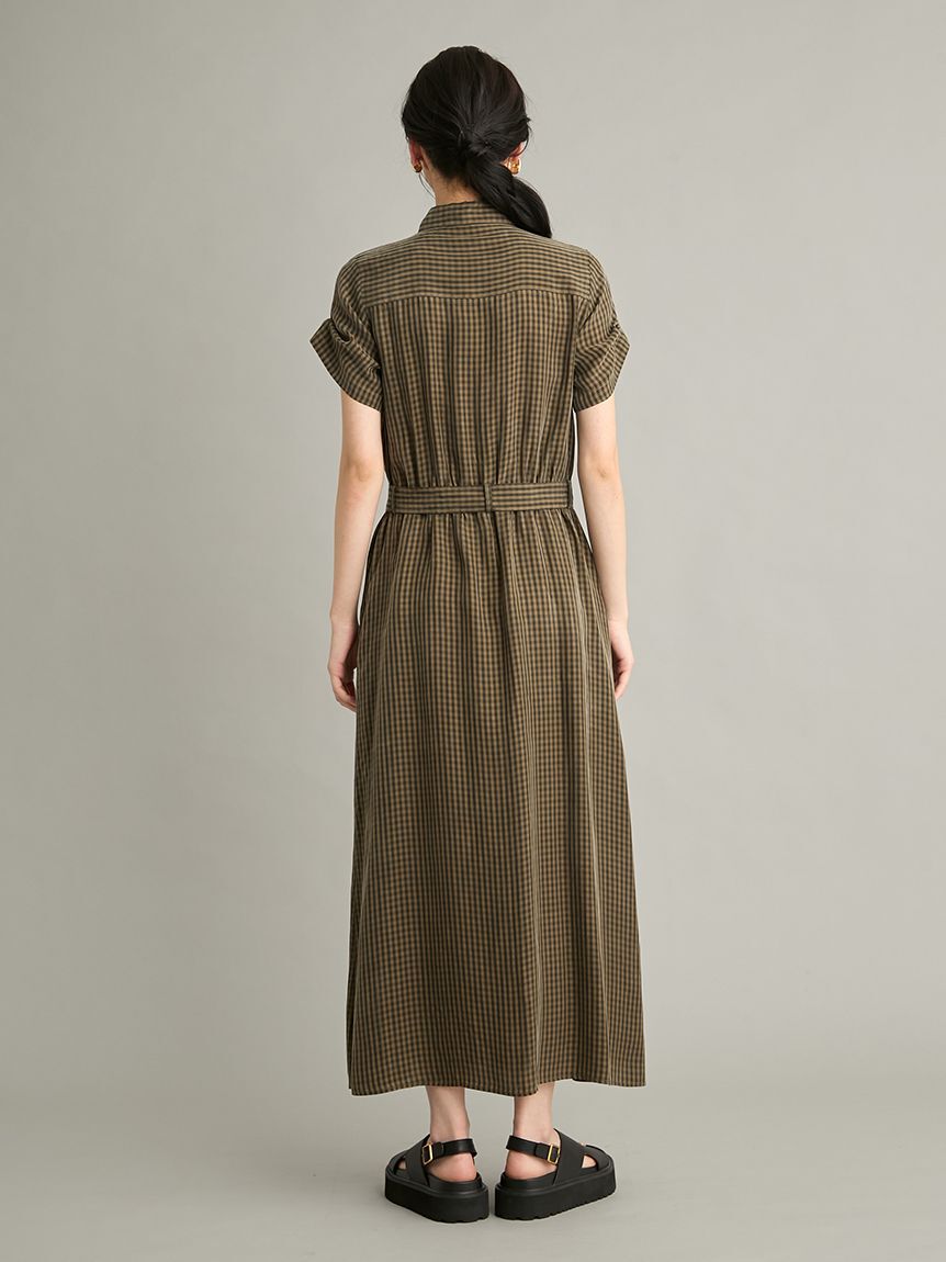 Mila Owen「【ウォッシャブル】シャツナローワンピース」|ワンピース|