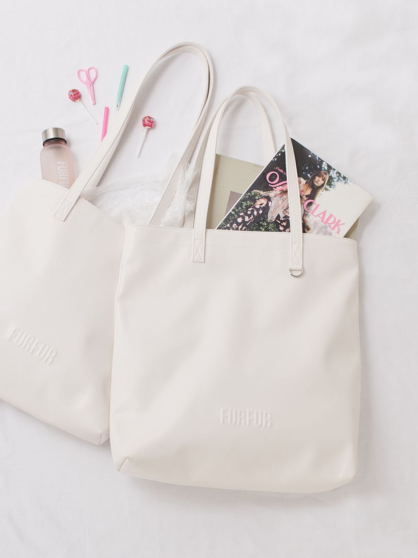 FURFUR「【新色追加】エンボスロゴトートバッグL」|トートバッグ|IVR