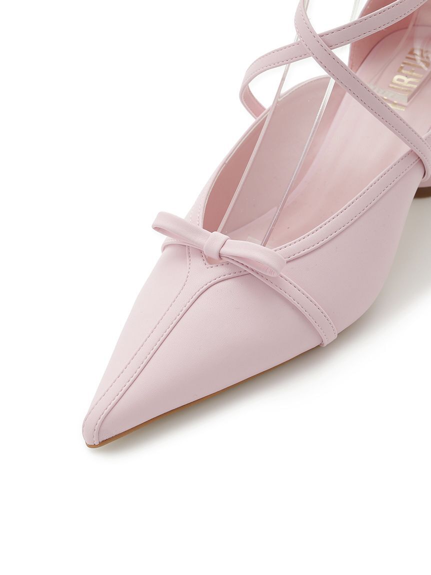 FURFUR「クロスストラップリボンパンプス」|パンプス|