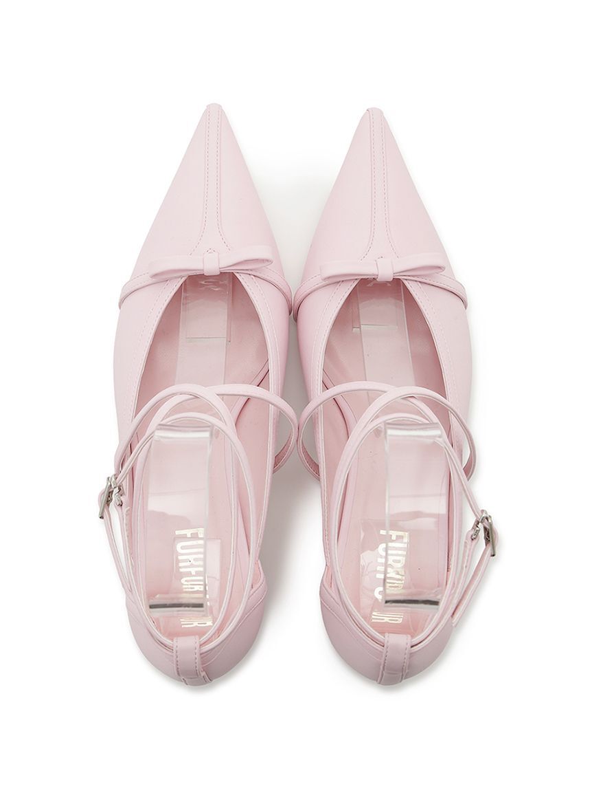 FURFUR「クロスストラップリボンパンプス」|パンプス|