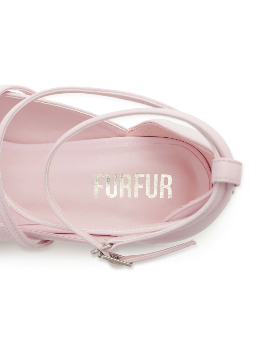 FURFUR「クロスストラップリボンパンプス」|パンプス|