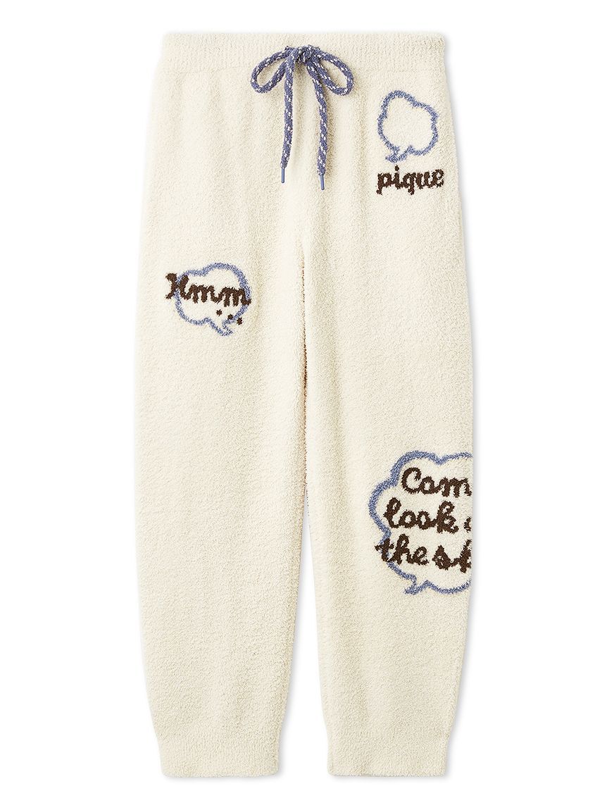 GELATO PIQUE HOMME「【HOMME】ベビモコトークロゴロングパンツ」|ルームウェア|