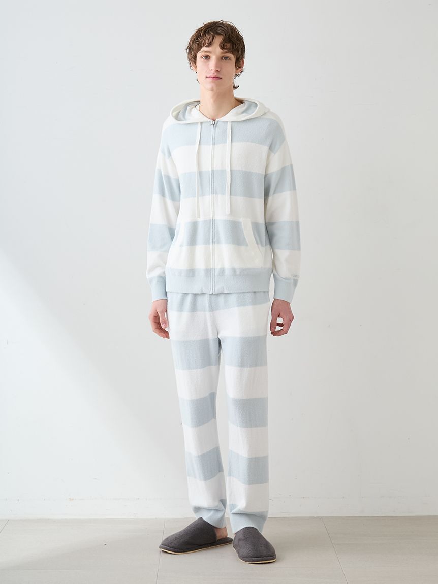 GELATO PIQUE HOMME「【HOMME】スムーズィー2ボーダーロングパンツ」|ルームウェア|