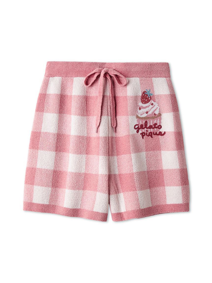 gelato pique「エアリーモコギンガムチェック柄ショートパンツ」|ルームウェア|