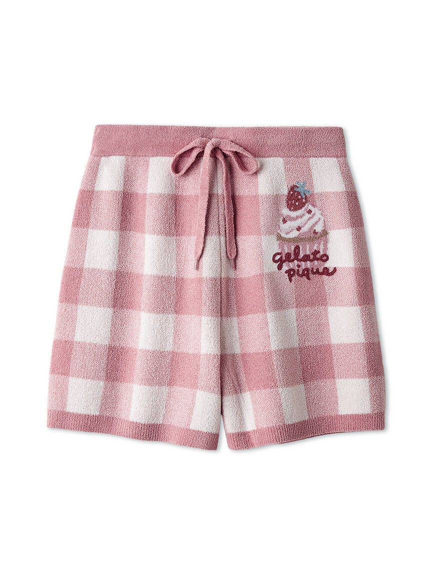 gelato pique「エアリーモコギンガムチェック柄ショートパンツ」|ルームウェア|