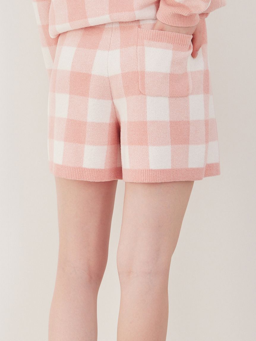 gelato pique「エアリーモコギンガムチェック柄ショートパンツ」|ルームウェア|