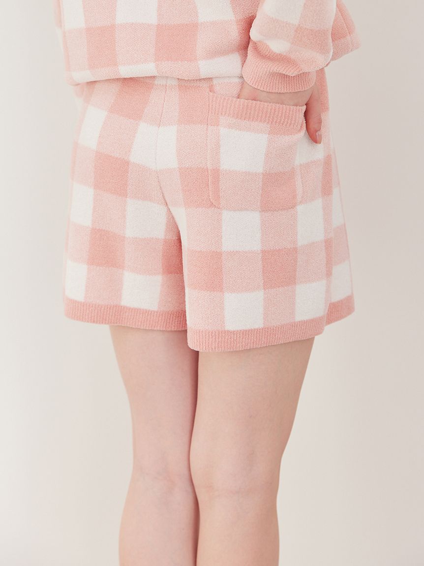 gelato pique「エアリーモコギンガムチェック柄ショートパンツ」|ルームウェア|