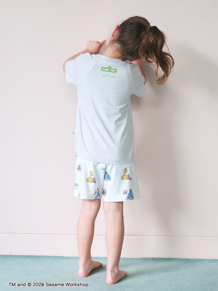 GELATO PIQUE KIDS & BABY「【SESAME STREET】【KIDS】ワンポイントTシャツ」|ルームウェア|