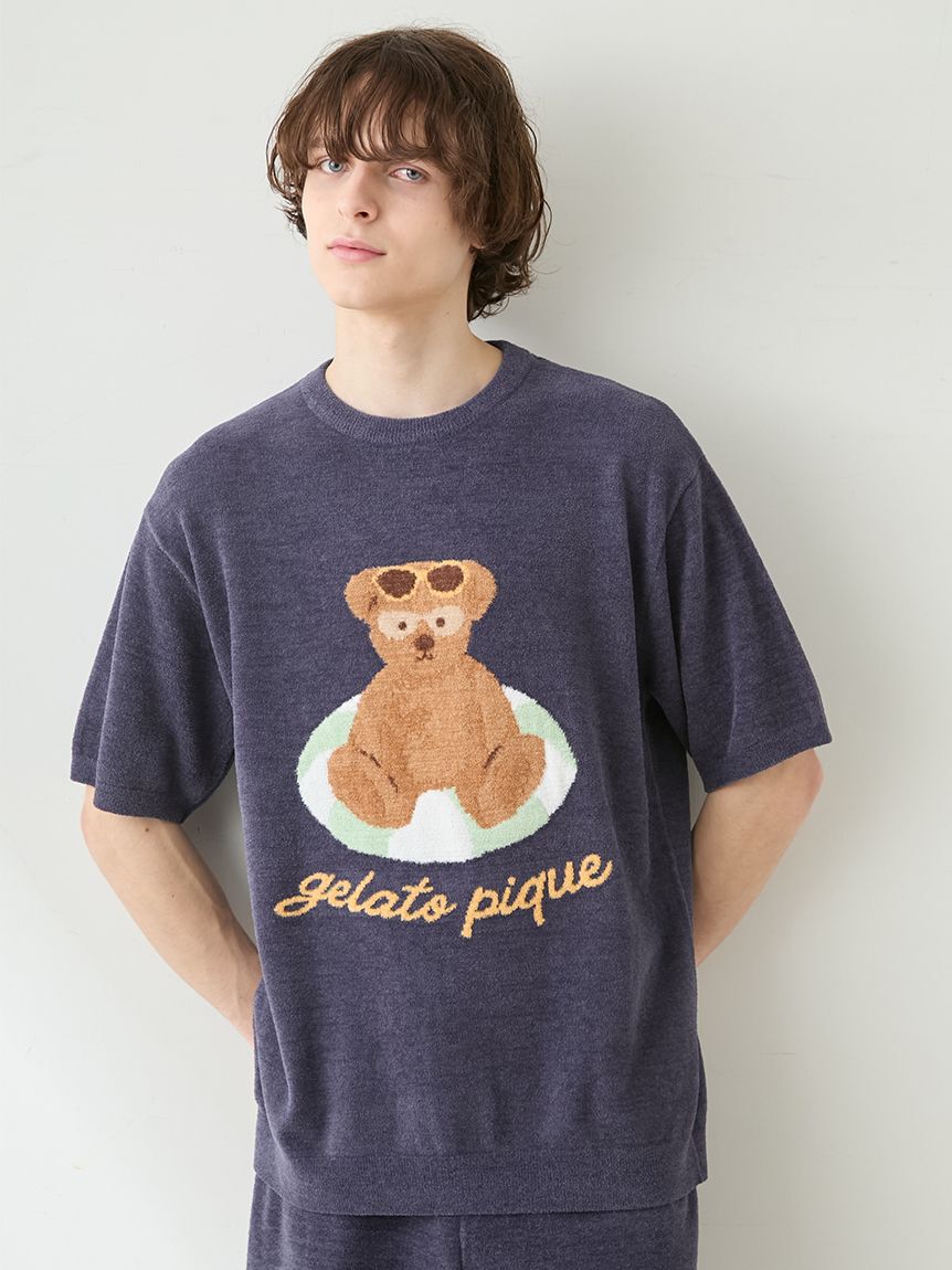 GELATO PIQUE HOMME「【HOMME】 サマーベアジャガードプルオーバー」|プルオーバー|