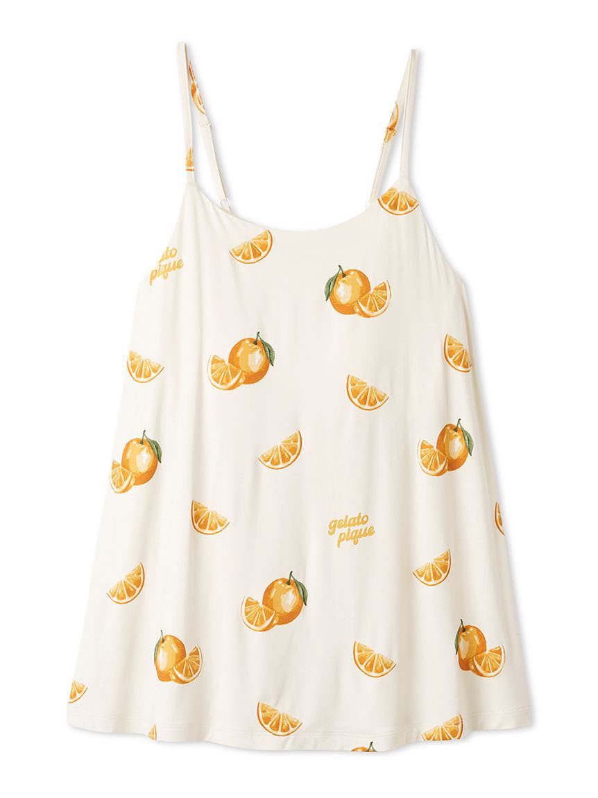 gelato pique「【接触冷感】フルーツ3柄カップインキャミソール」|ルームウェア|ORG