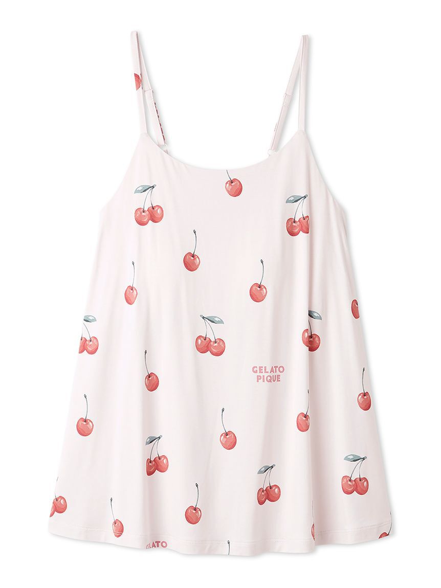 gelato pique「【接触冷感】フルーツ3柄カップインキャミソール」|ルームウェア|