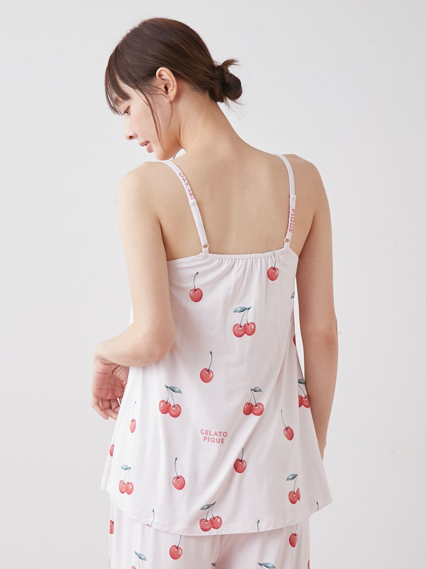 gelato pique「【接触冷感】フルーツ3柄カップインキャミソール」|ルームウェア|